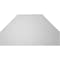 Ekena Millwork Octagonal Top Surface Mount PVC Gable Vent w/ 2"W x 2"P Brickmould Sill Frame, 38"W x 20"H GVPOT38X2003SN - alternate 2